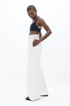 Florence Flr Pants White Dove