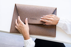 Palm Protect Laptop Sleeve Brown