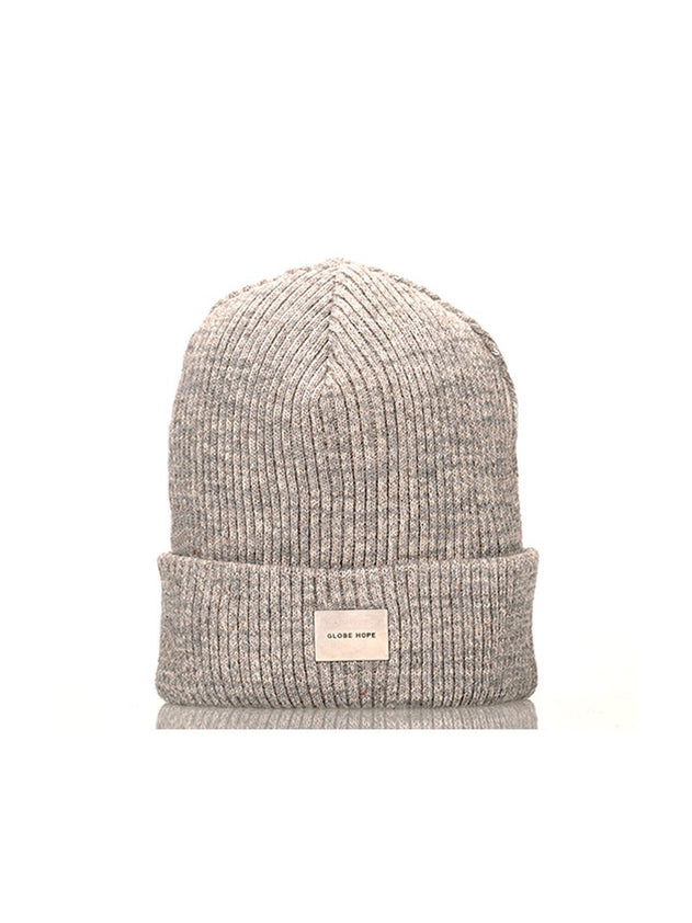 Hanki beanie melange grijs