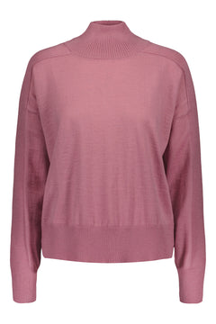 Ina Merino Polo Knit Rose Pink