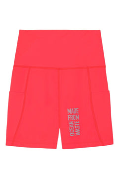 Slanke minishort met hoge taille Statement Heat