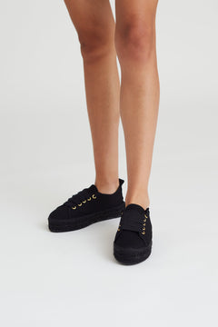 Sneaker Espadrilles Total Black