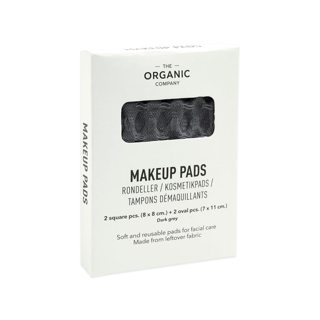 Big Waffle Makeup Pads Dark Grey