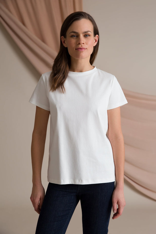 Katrina Organic Cotton T-shirt zacht wit