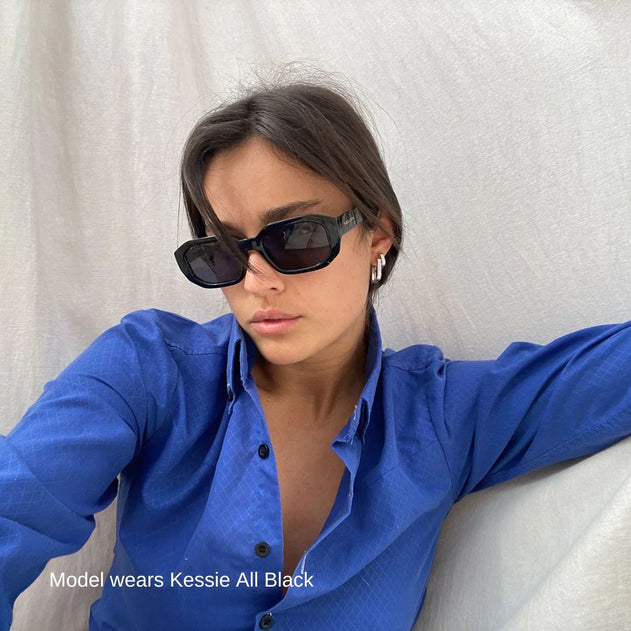 Kessie Sunglasses Black Sea