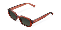 Kessie Sunglasses Maroon Olive