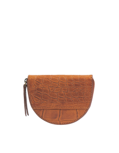 Laura Coin Purse Cognac Classic Croco