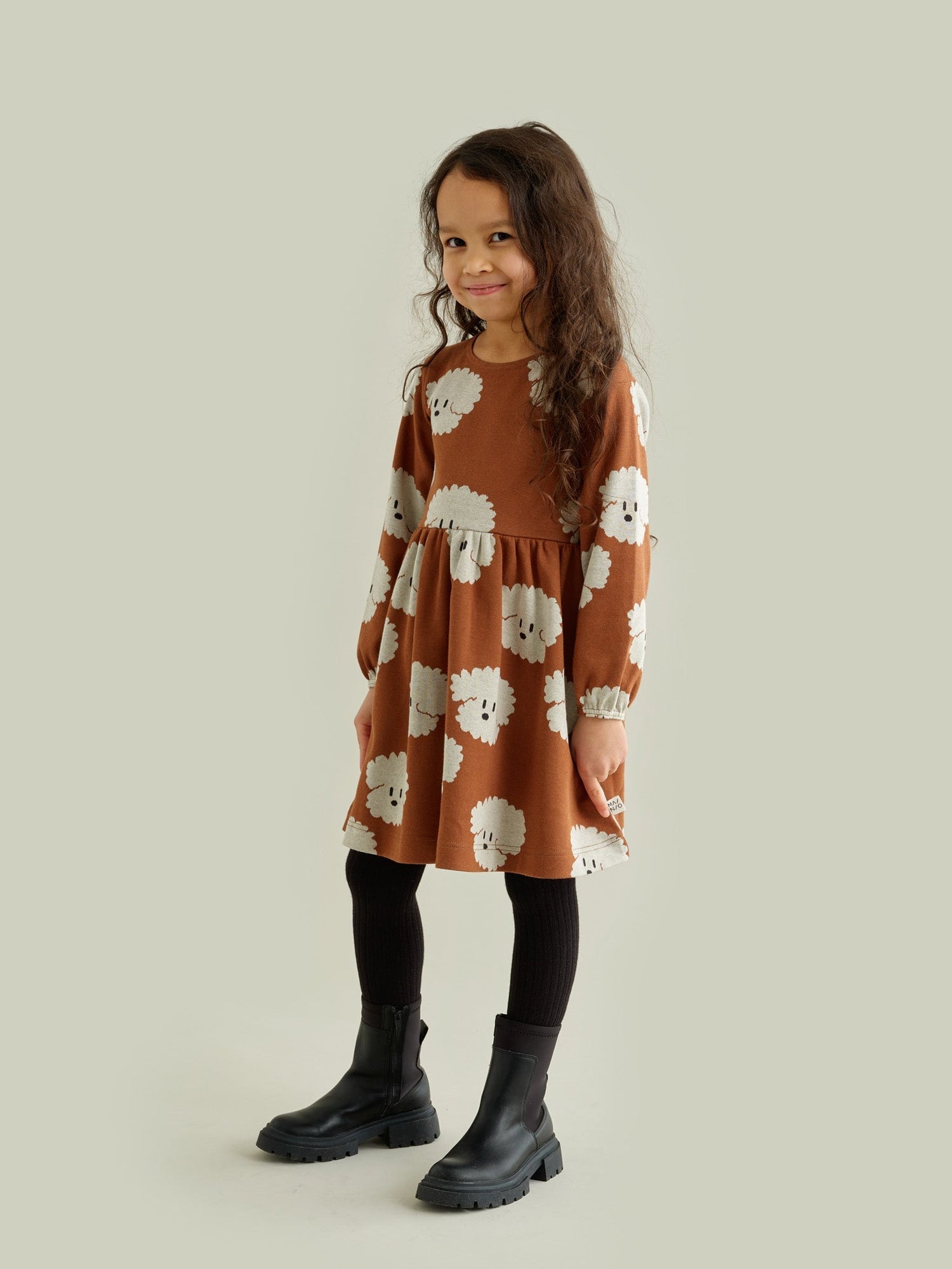Floof Jacquard jurk voor kinderen