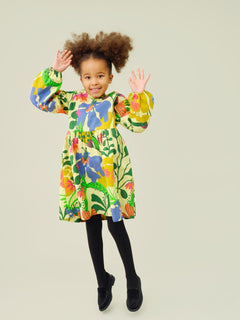 Jungle mousseline jurk voor kinderen