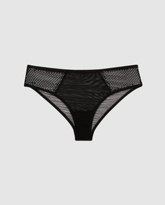 Mesh Cheeky Black/Silver