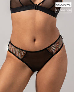 Mesh Cheeky Black/Silver