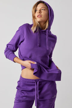 Women's Sweatsuit Set With Slits Violet