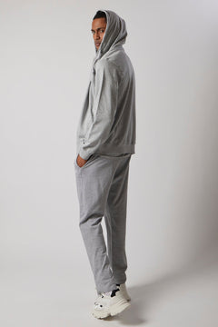 Men's Zip-Up Sweatsuit Set Grey