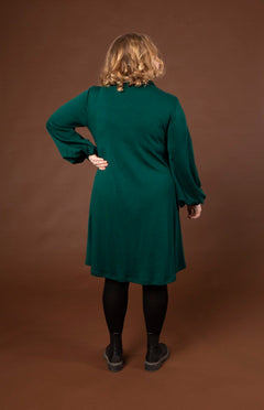 Puffi Merino Dress Green