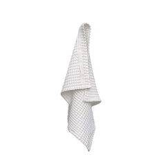 Big Waffle Hand Towel Natural White