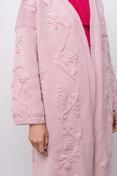 Rosa Long Cardigan Light Pink