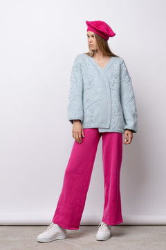 Rosa Short Cardigan Light Blue