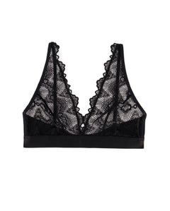 Plunge Bralette Saboteur Black