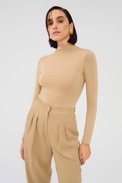 Saint Body Mini Turtleneck Body Beige