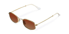 Suku Sunglasses Gold Kakao Brown