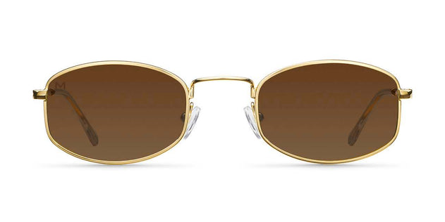 Suku Sunglasses Gold Kakao Brown