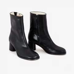 Joya Heeled Ankle Boots Black