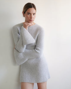 Eglė Wool Dress Pebble Grey