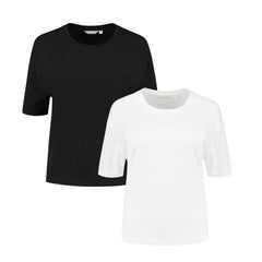 De T-Shirt Set Zwart & Wit