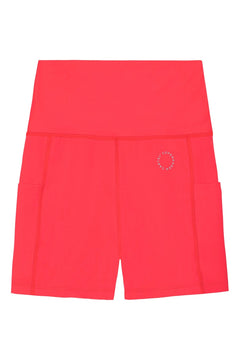 Slanke minishort met hoge taille Statement Heat